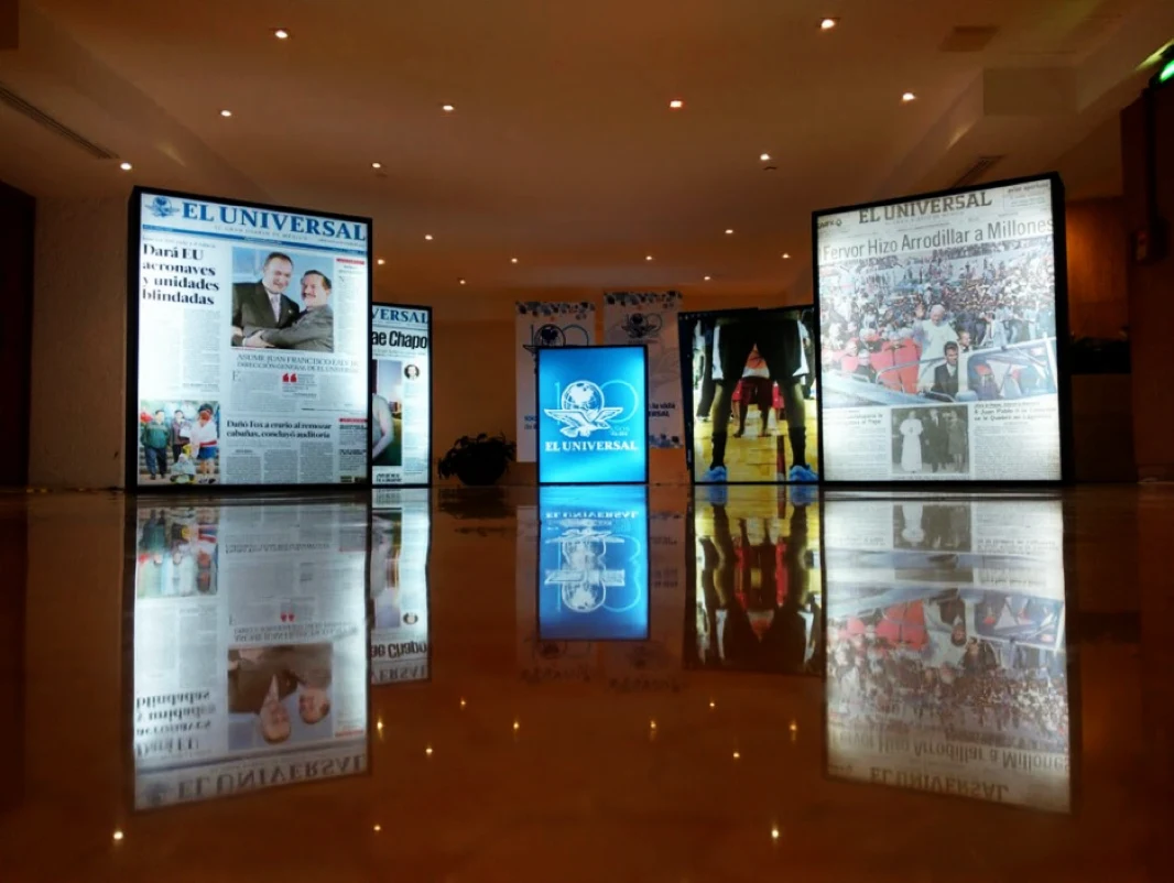 Instalación y exhibición técnica El Universal