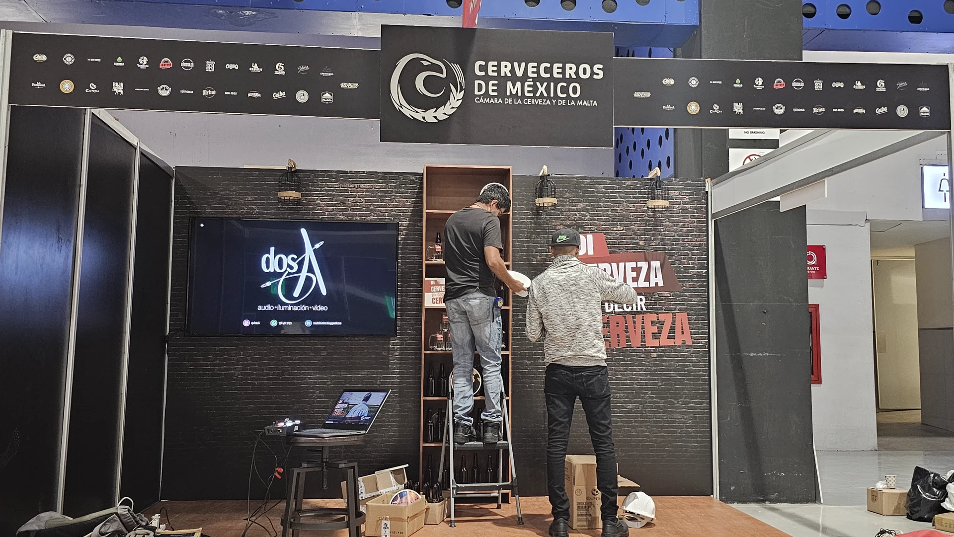 Coordinación y montaje técnico para Cerveceros de México